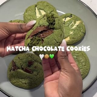 Cookies au matcha